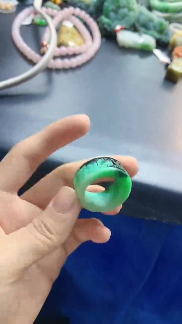 颈饰未镶嵌翡翠天然缅甸a货翡翠19.1