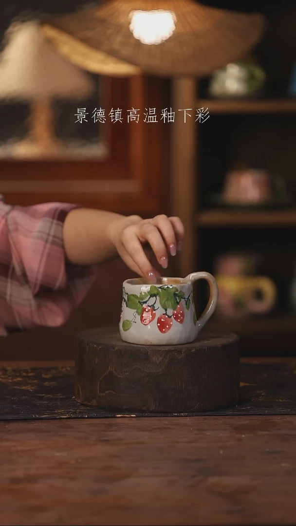 陶瓷景德镇高温釉下手绘陶瓷173