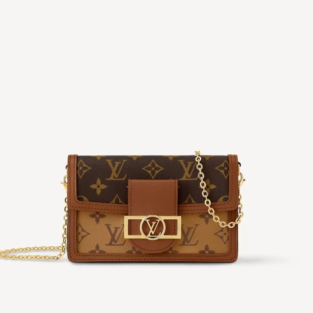 99新 LouisVuitton/路易威登 林林 LV 达芙妮 woc单肩斜跨包