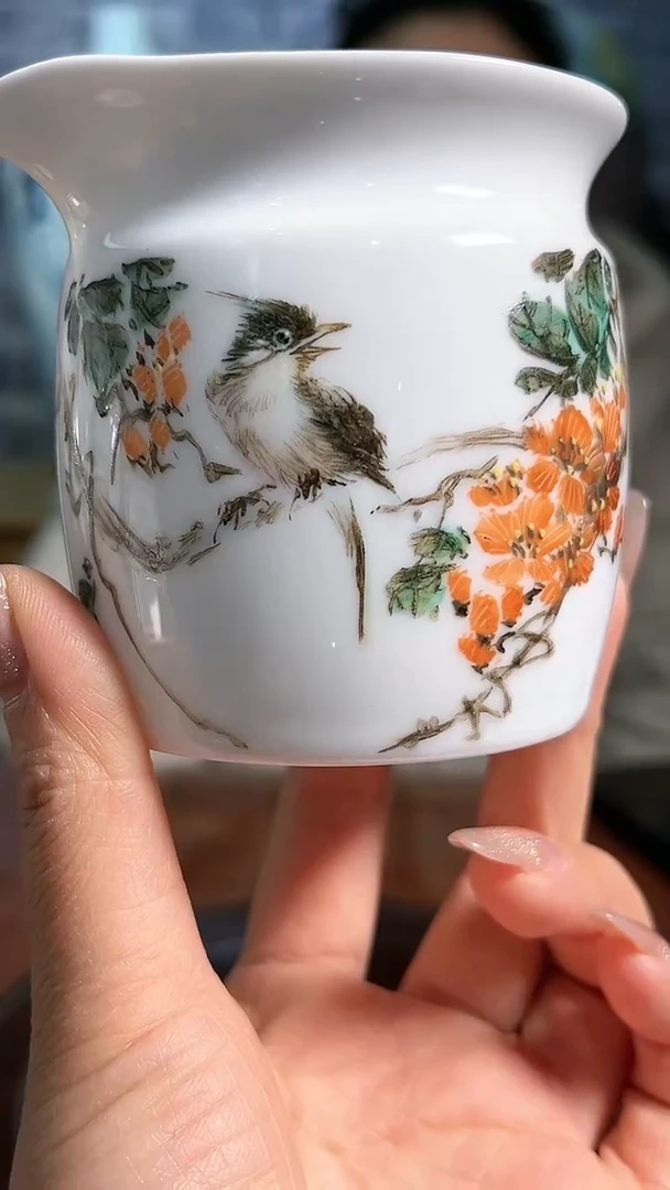 【闪购商品】官窑瓷画院839官窑瓷画院陈建庆花鸟公道