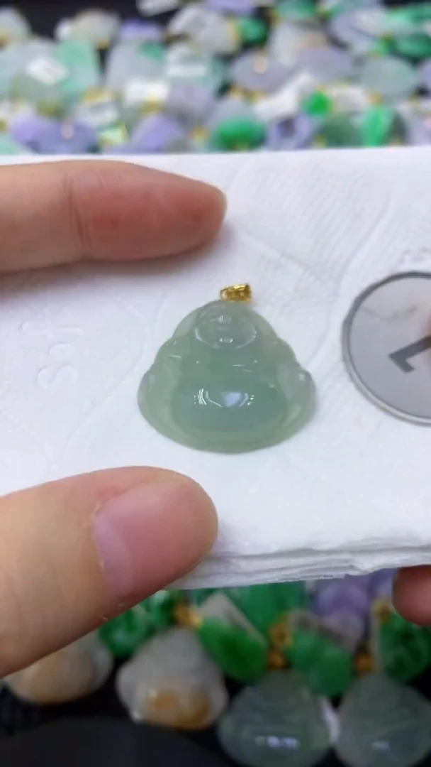 颈饰未镶嵌翡翠天然缅甸翡翠A货