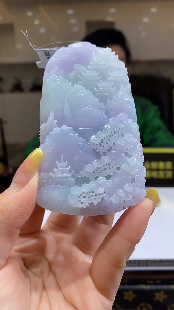 未镶嵌定制翡翠王31/0102/W/山水