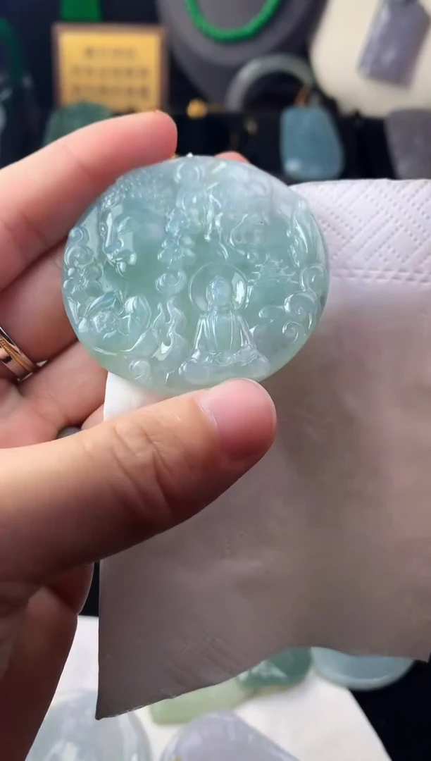 未镶嵌定制翡翠ᥴ****张毛货不退不换