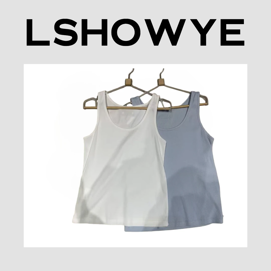 LSHOWYE｜U领三角标背心T AS83