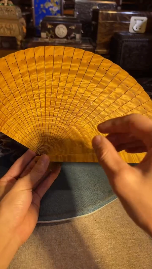 乌木类成套家具金丝楠 扇子 11