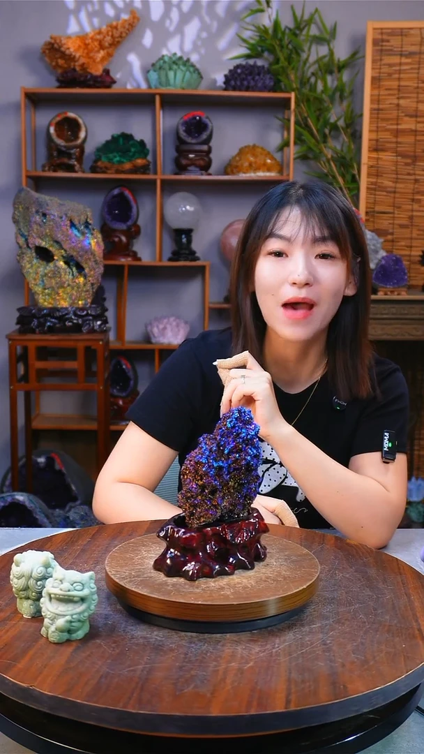 石材创意玄关装饰收藏级矿石观赏石