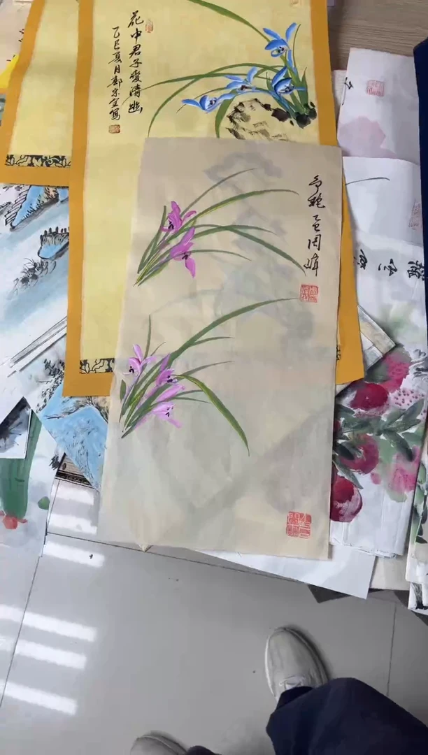 国画11.26国画手绘作品无边框