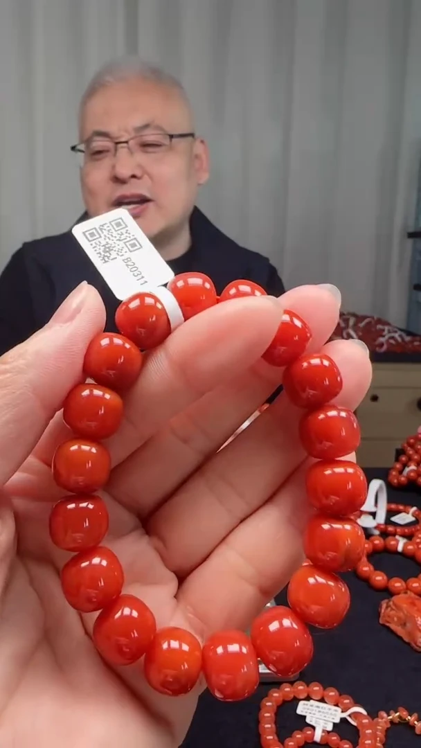 未镶嵌多样性发一件南红玛瑙【高货】锦红11mm保山老型单圈