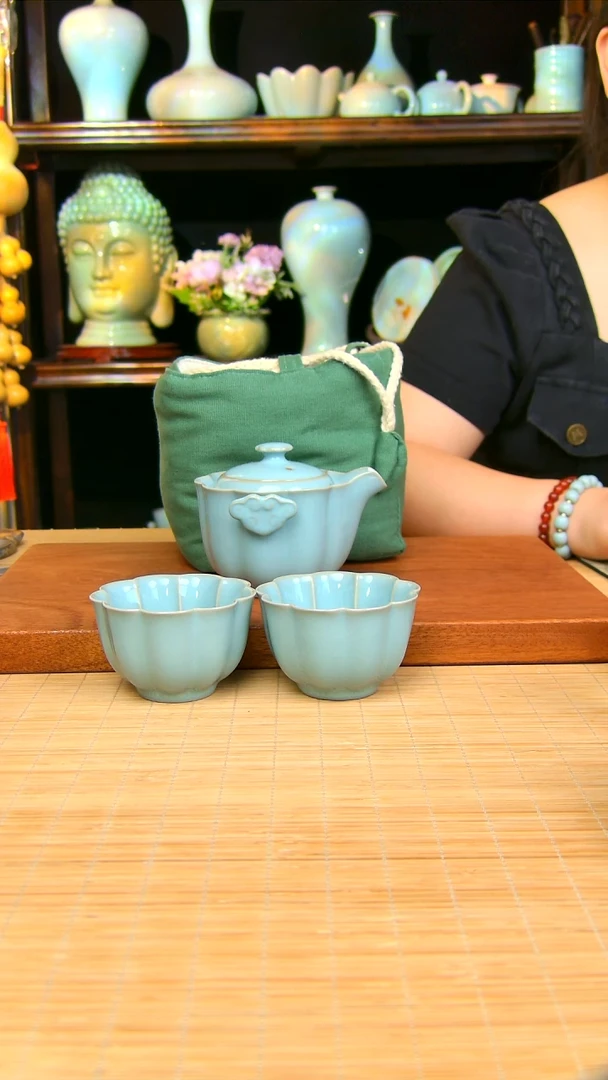 汝瓷手抓壶原矿不完美