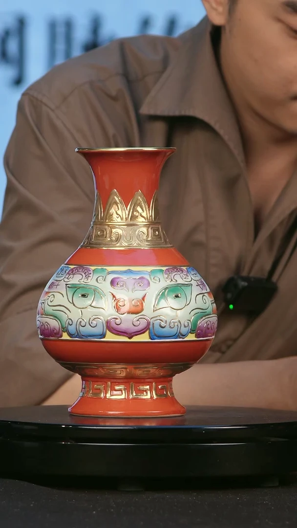 摆件【新华网瓷】景德镇陶瓷摆件O871