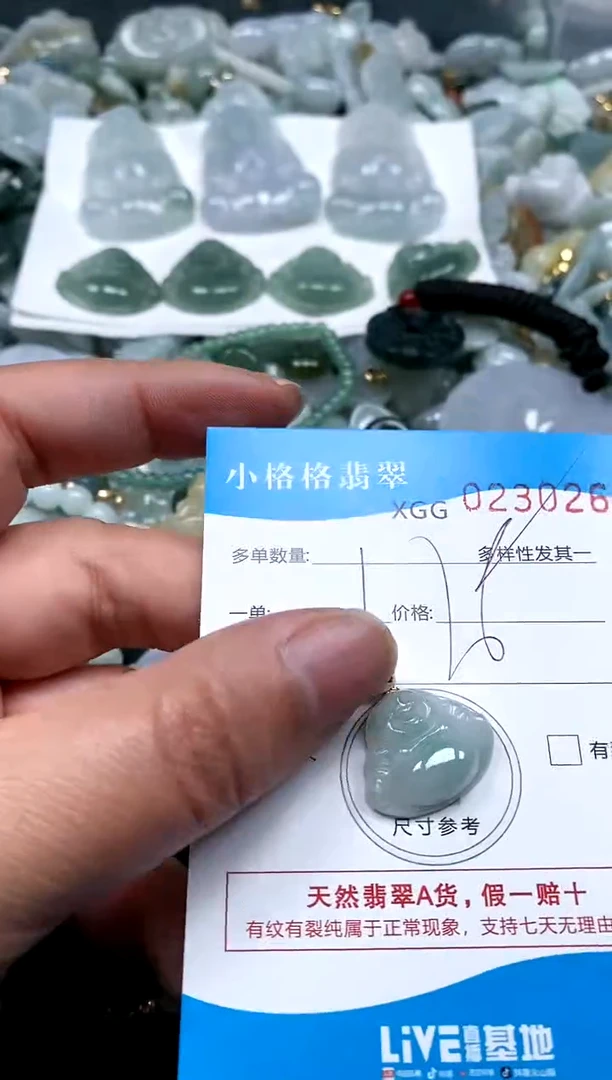 【闪购商品】翡翠颈饰未镶嵌闪购商品0230262