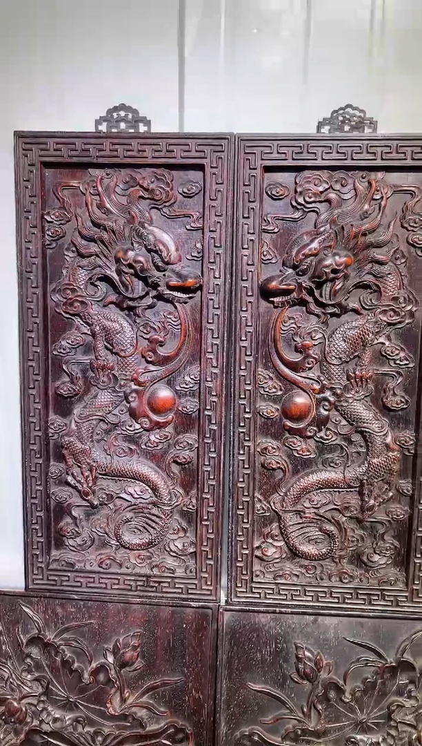 木紫檀雕刻一物一拍