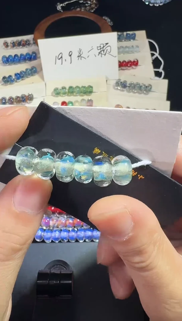 颈饰玻璃琉璃珠珠174