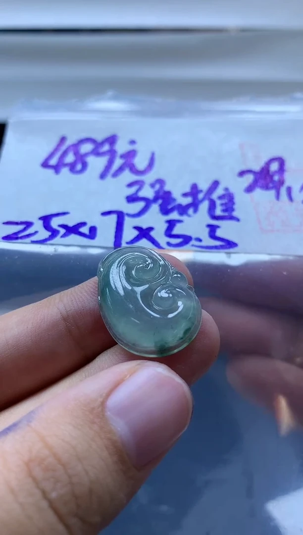 未镶嵌定制翡翠全55挂件#489元多样性拍一发一毛货需抛光