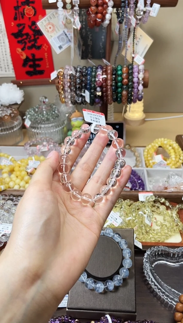 【闪购商品】水晶手串未镶嵌猴白水晶头