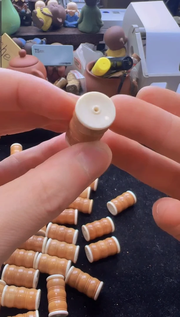 乌木类架子674橄榄核镶嵌香囊