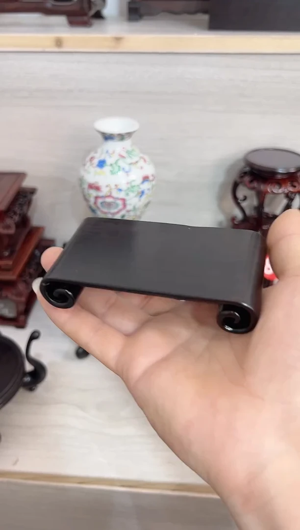 东非黑黄檀（紫光檀）整木书卷