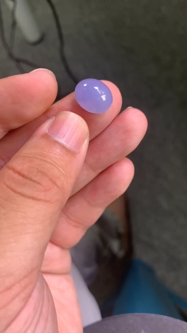 颈饰未镶嵌翡翠紫蛋面