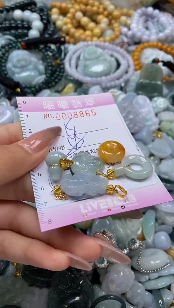 翡翠未镶嵌颈饰闪购0008865多样性发其一