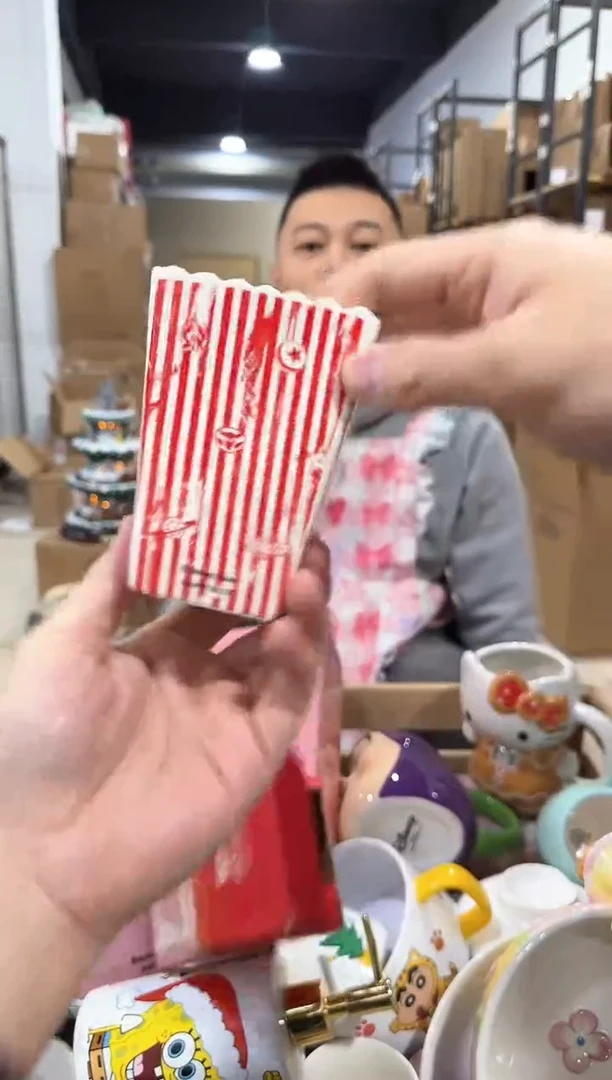 瓷片三眼仔薯条筒
