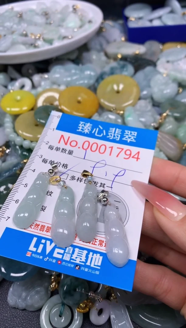 【闪购商品】翡翠颈饰未镶嵌含绳0001794