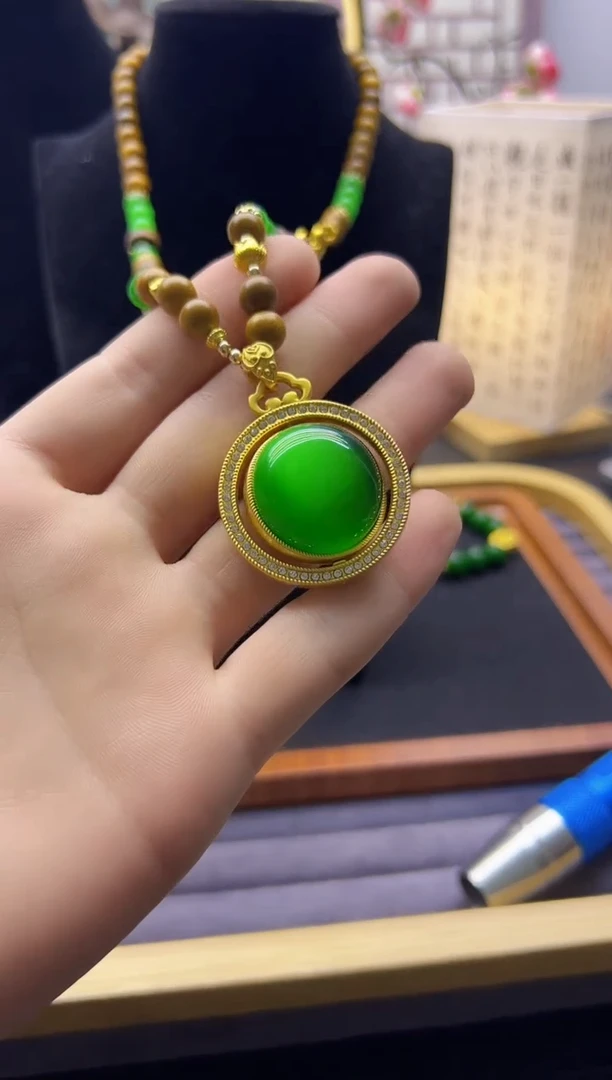 【闪购商品】碧玺颈饰14K金镶嵌X805