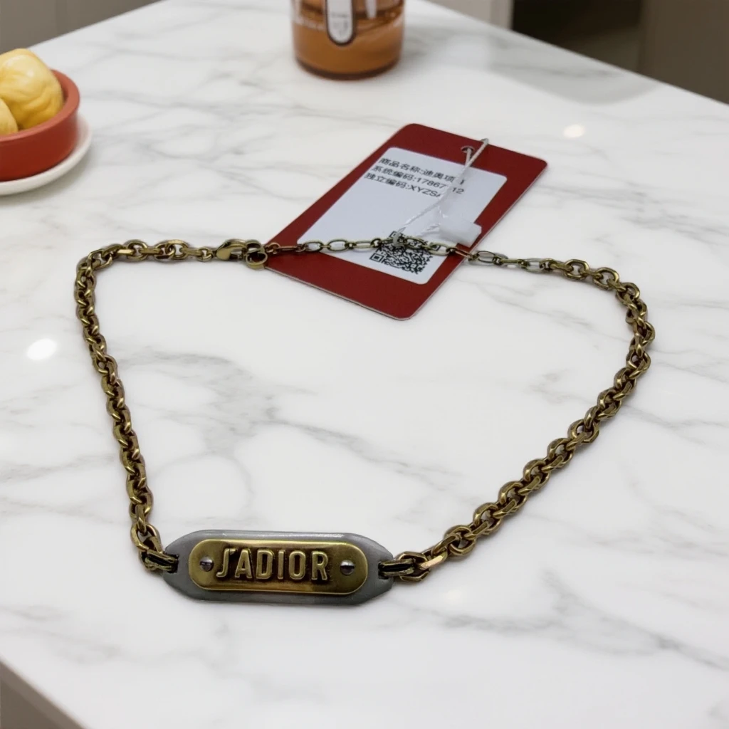 95新 DIOR/迪奥  字母项链 1786 7712