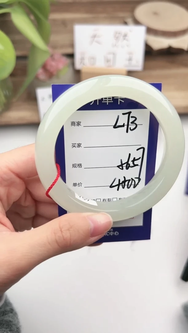 未镶嵌手镯和田玉微色差L73