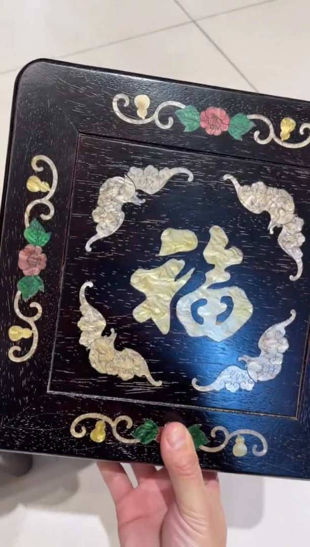 木木雕款富贵凳一个
