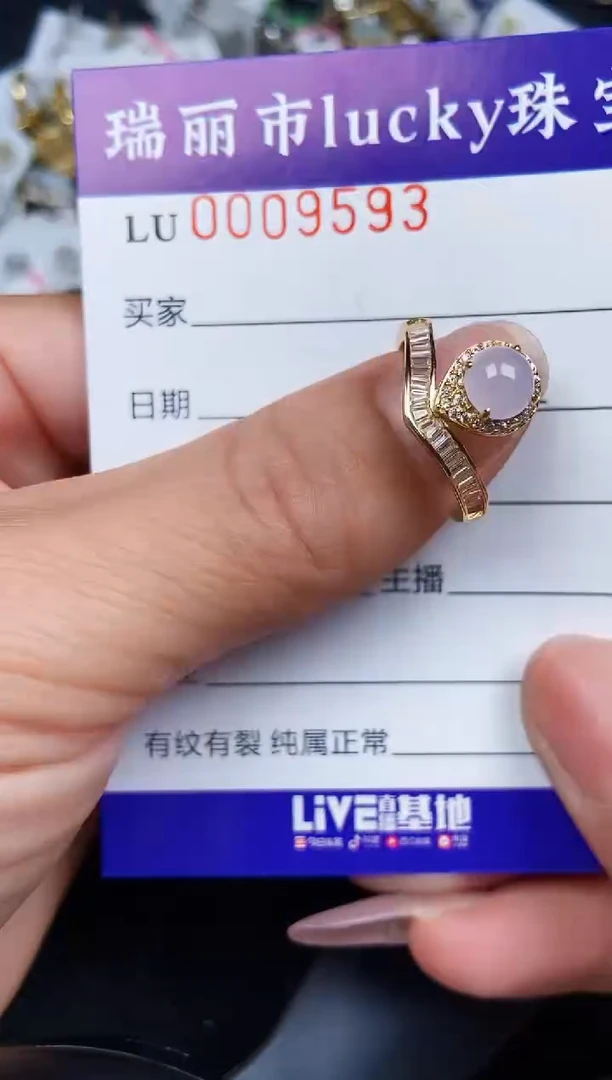 翡翠银S925镶嵌颈饰9593