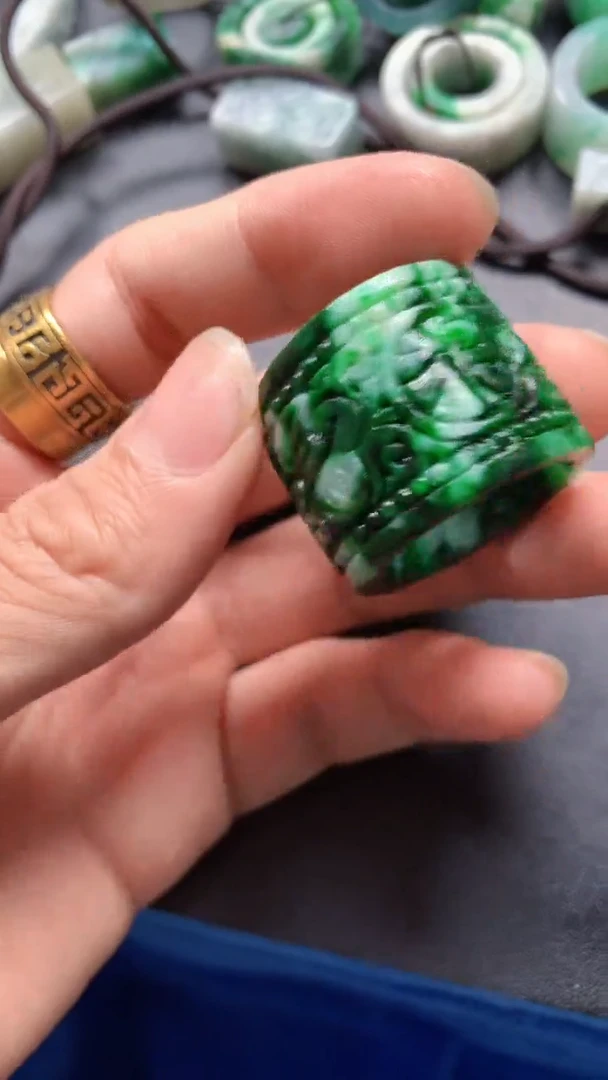 未镶嵌定制翡翠天然A货翡翠22圈口