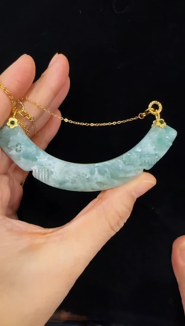 颈饰未镶嵌翡翠国风