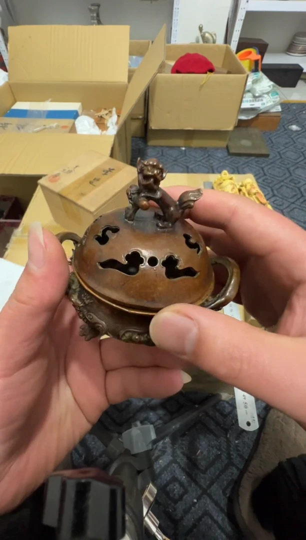 铜用****0高缘中古美术工艺品