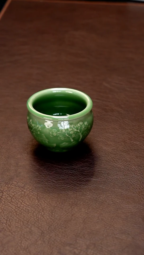 青瓷手工茶器包邮