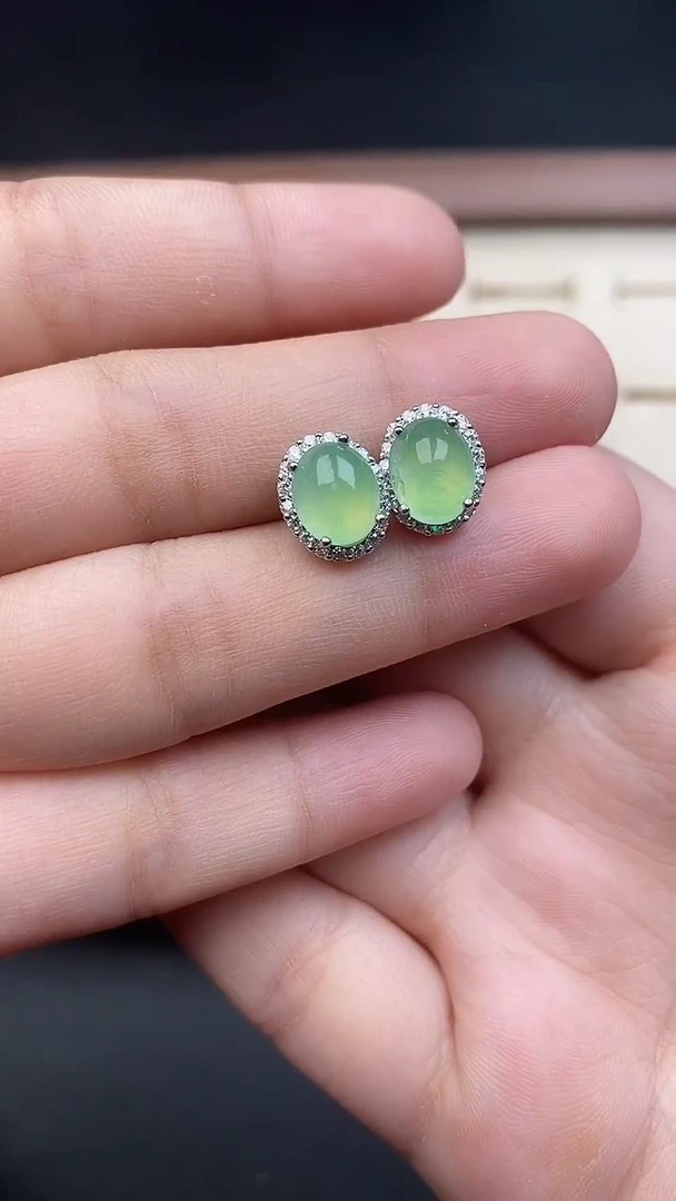 银S925镶嵌定制翡翠8585695