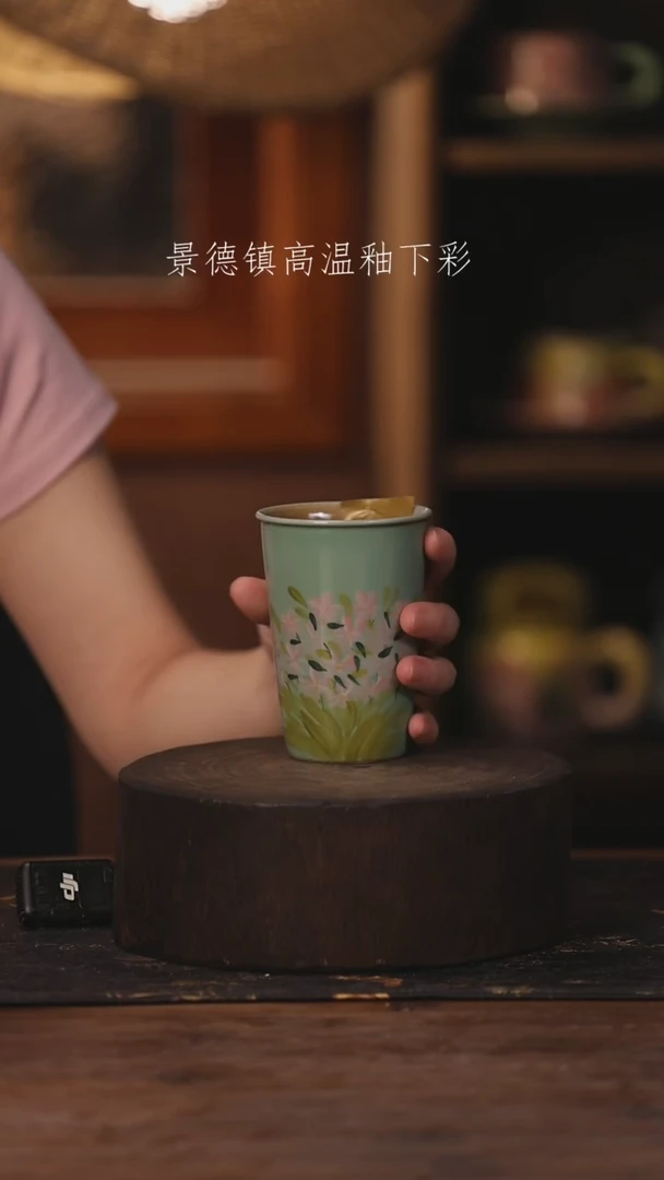 陶瓷景德镇高温釉下手绘陶瓷032