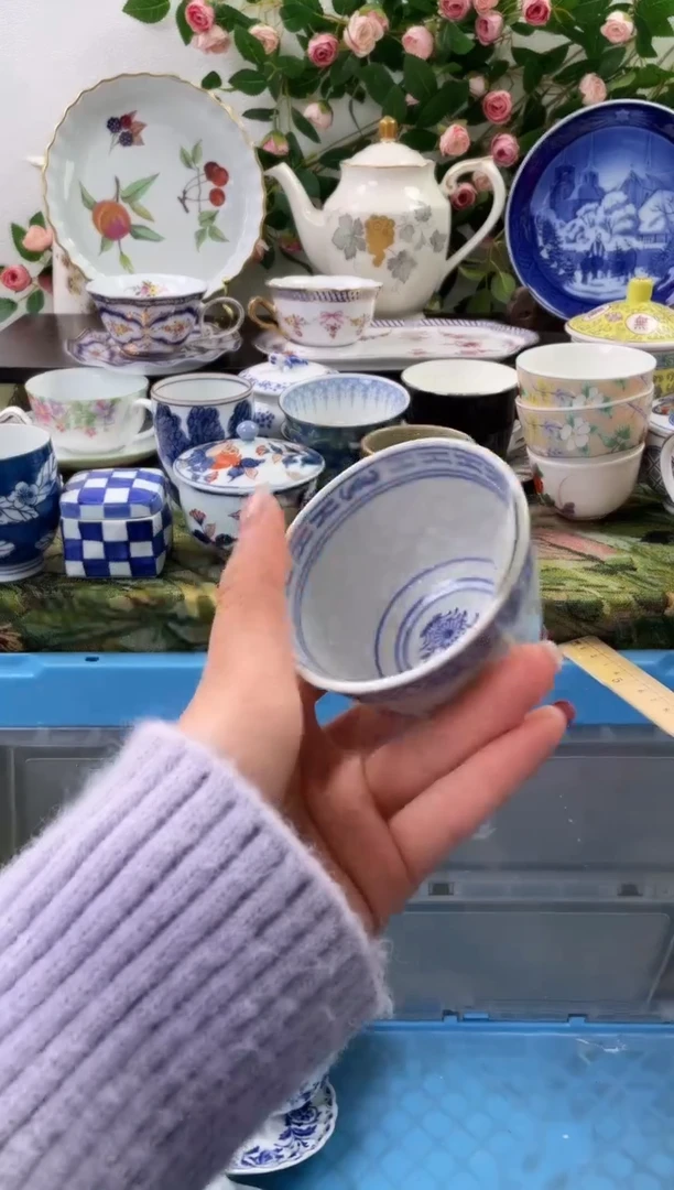 【闪购商品】瓷片19海外中古回流瓷器 默认瑕疵慎拍