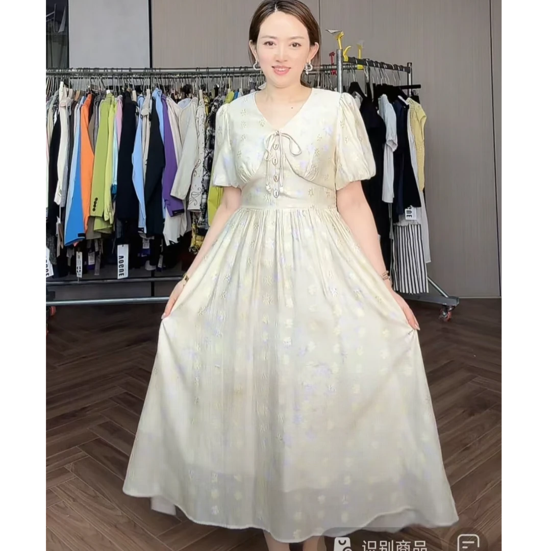 606/6923/135连衣裙碎花荷叶边韩式清新长裙显瘦甜美