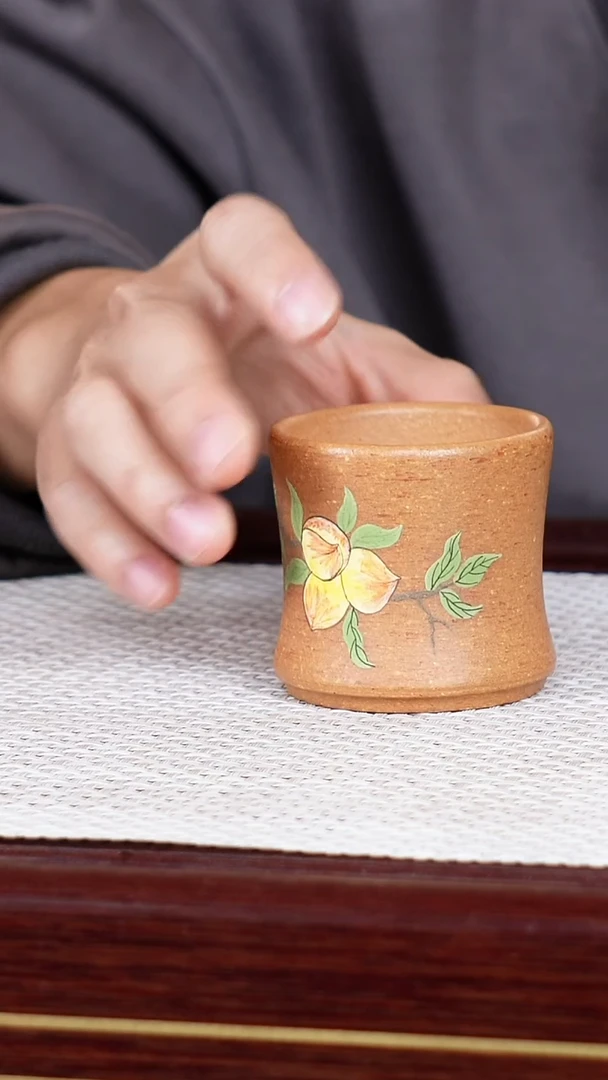 茶杯紫砂宜兴原矿紫砂 全手工制作