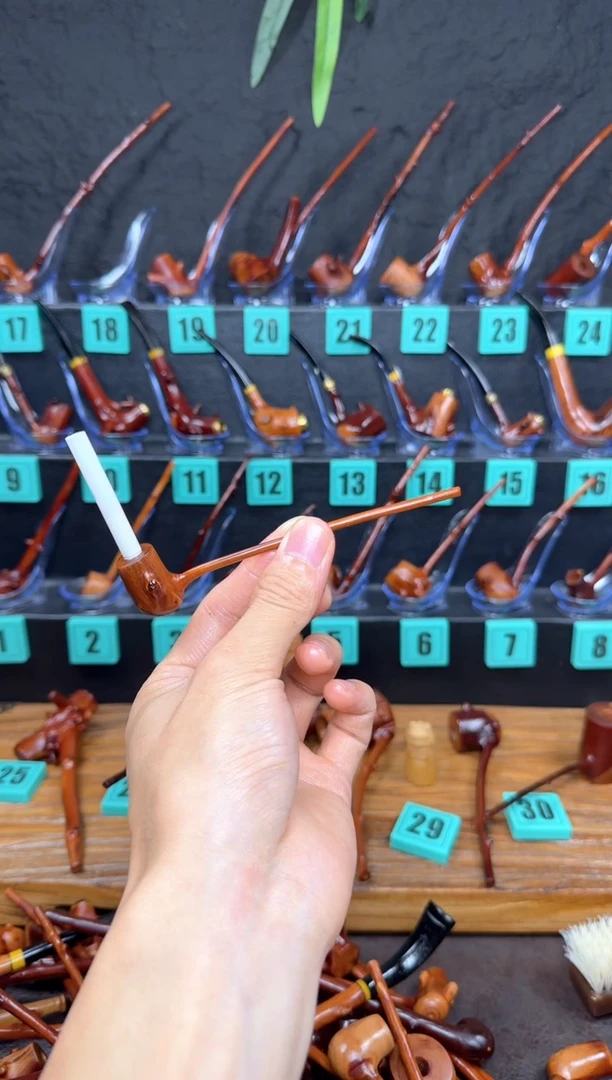 一物一图檬子木手工香烟嘴