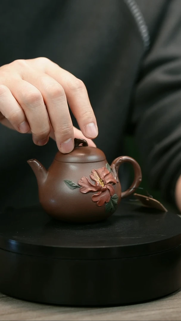 茶壶紫砂?**?H2409赵信军底槽青石榴秋水