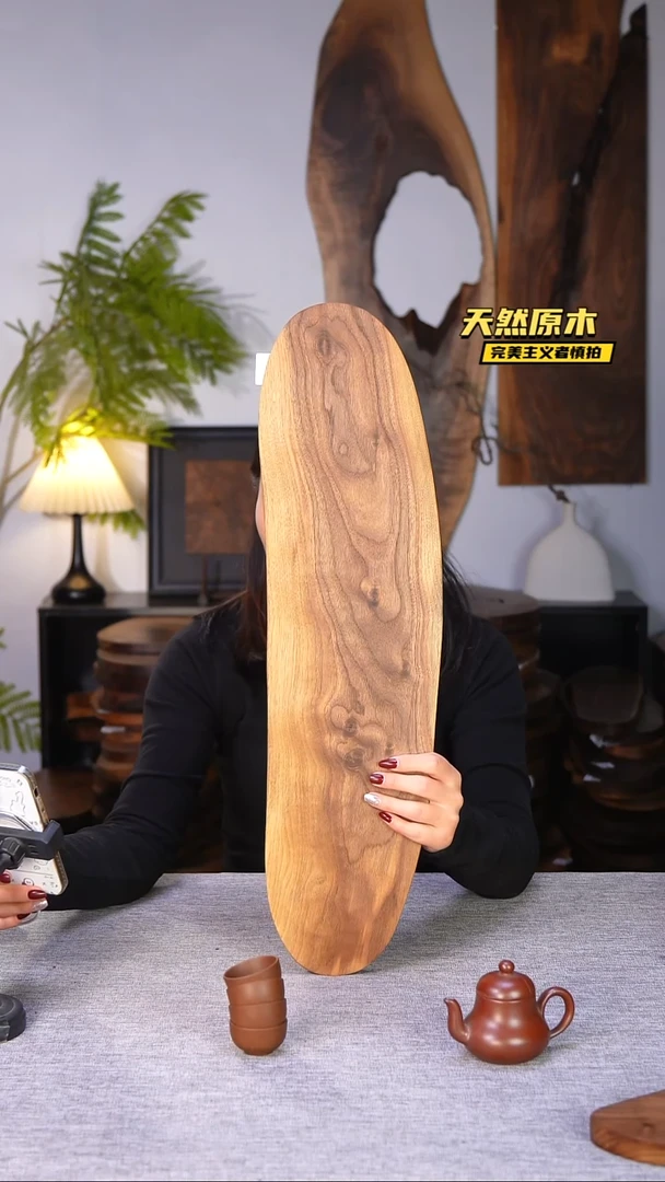 木北美黑胡桃原木.干裂疤结不属于商品质量问题完美主义者慎拍