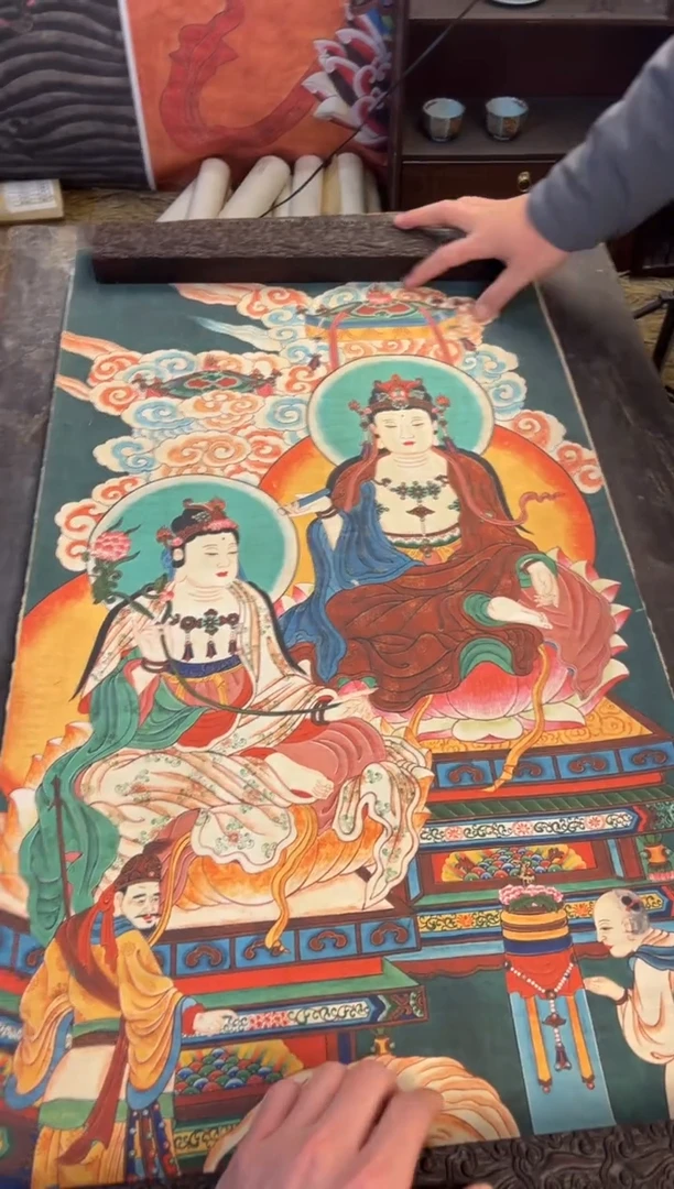 卷轴画大朱画院老六专属AA91