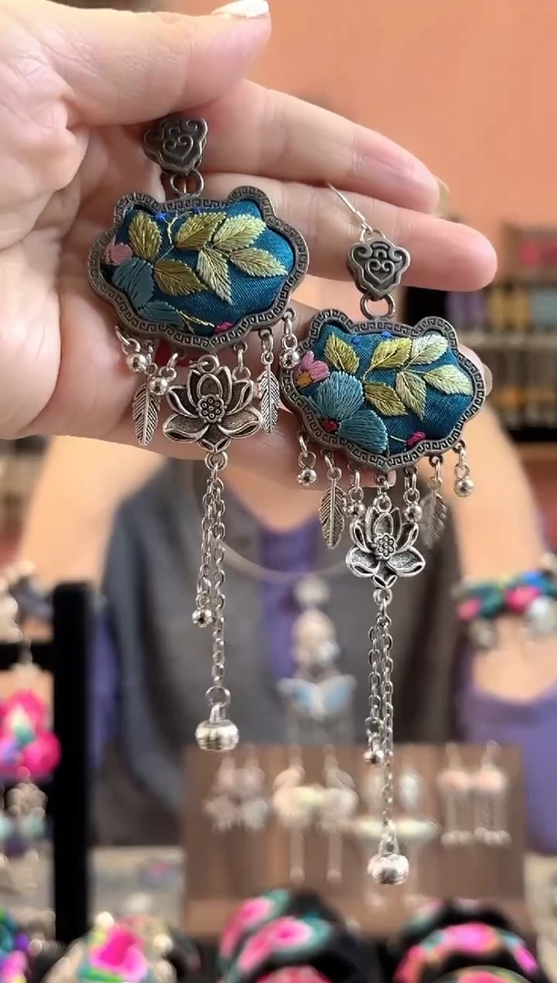 织绣艺枝独绣手工饰品288