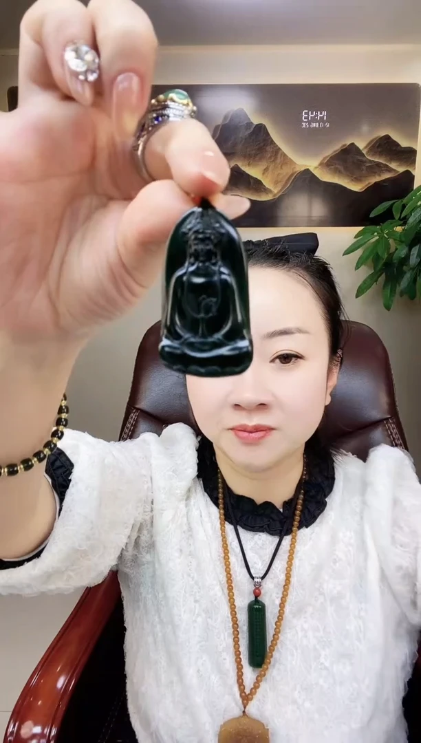 未镶嵌蛇纹石玉吊坠多样性随机发一