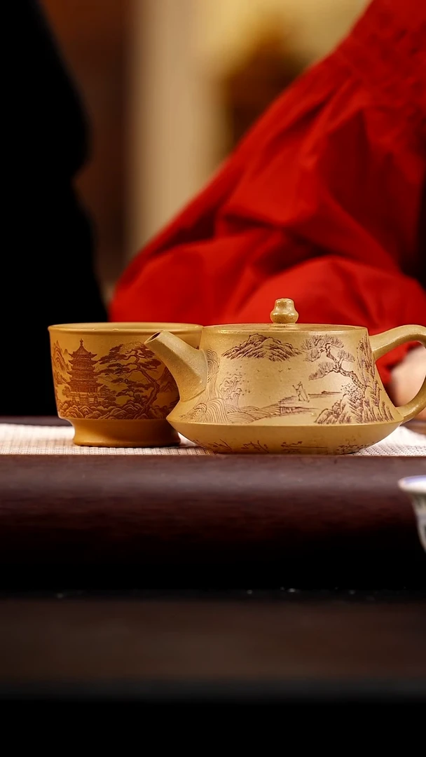 茶杯紫砂冰窖黄金段柱础250cc