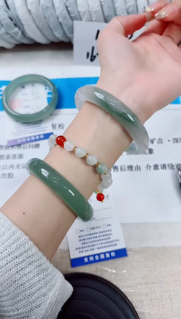 石英质玉手镯未镶嵌87-（62）