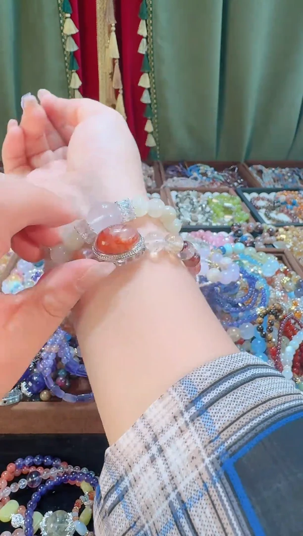 手串未镶嵌水晶多宝