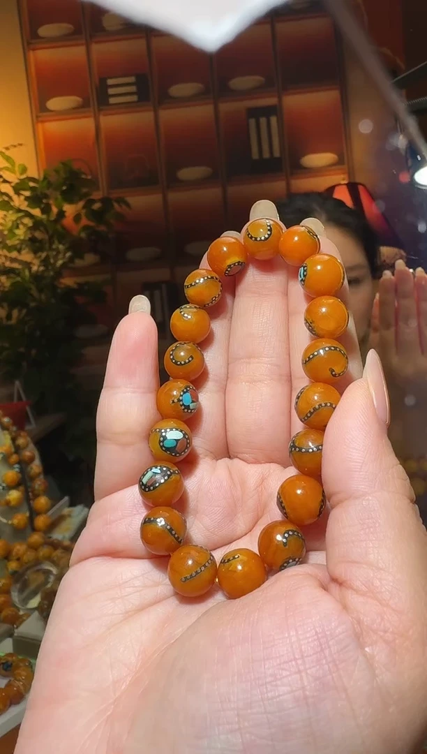 蜜蜡颈饰未镶嵌741天然蜜蜡珠宝奇石全都保真