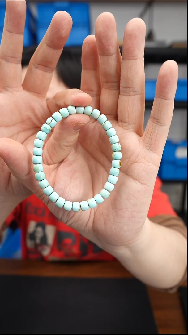 未镶嵌绿松石串0102DL132手串